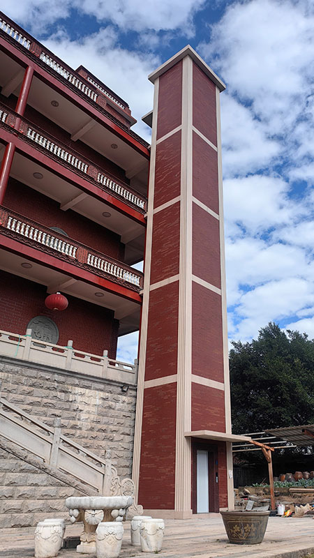泉州西华岩寺-户外土建客梯